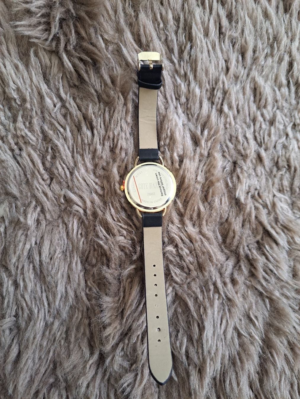 Orologi: Damenuhr schwarz/gold – Usato da Grenchen venduto da redstar03 1