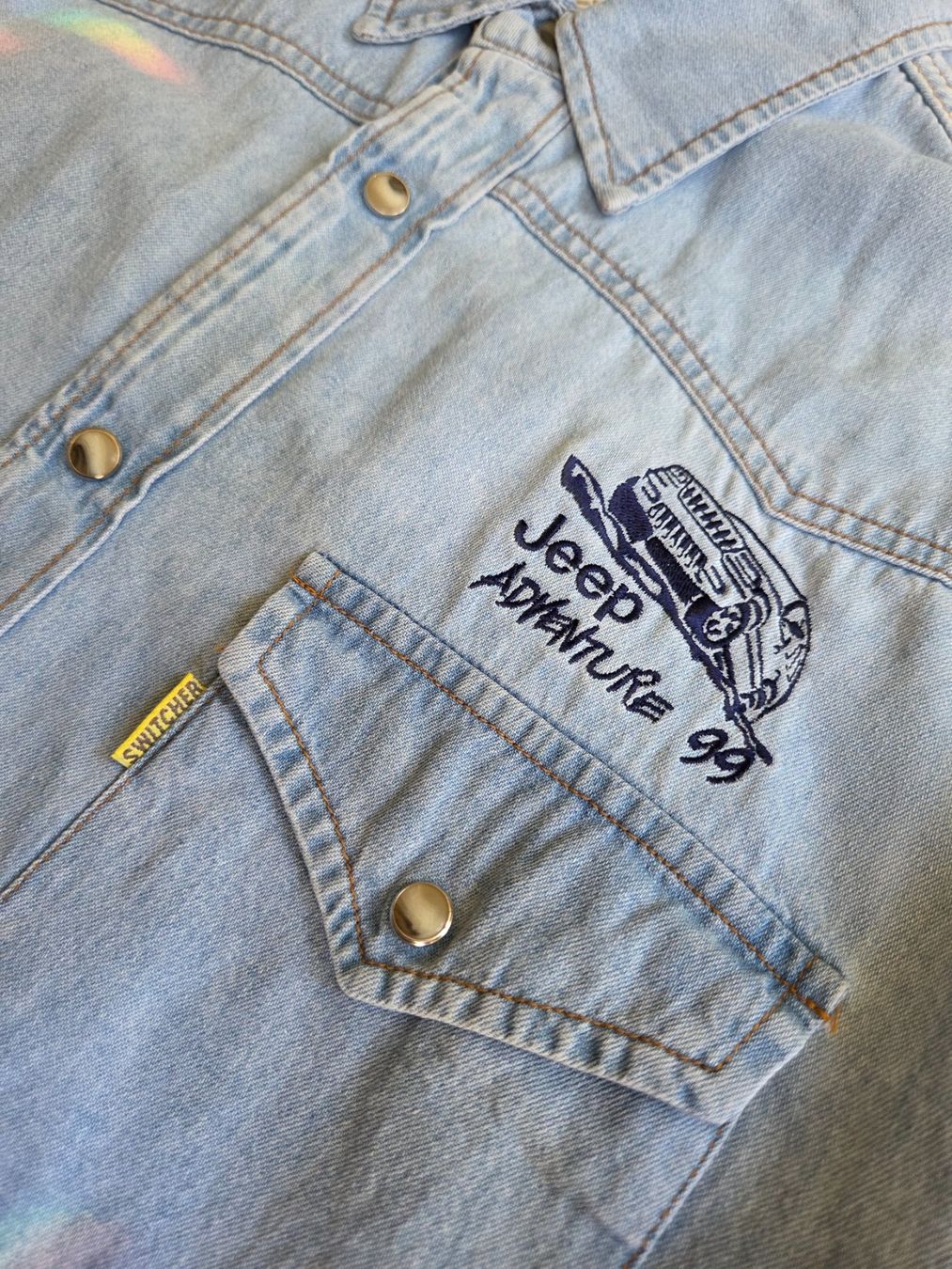 Camicie: Switcher Jeep Jeanshemd 90er - M – Usato da Bern venduto da -Aniko- 3