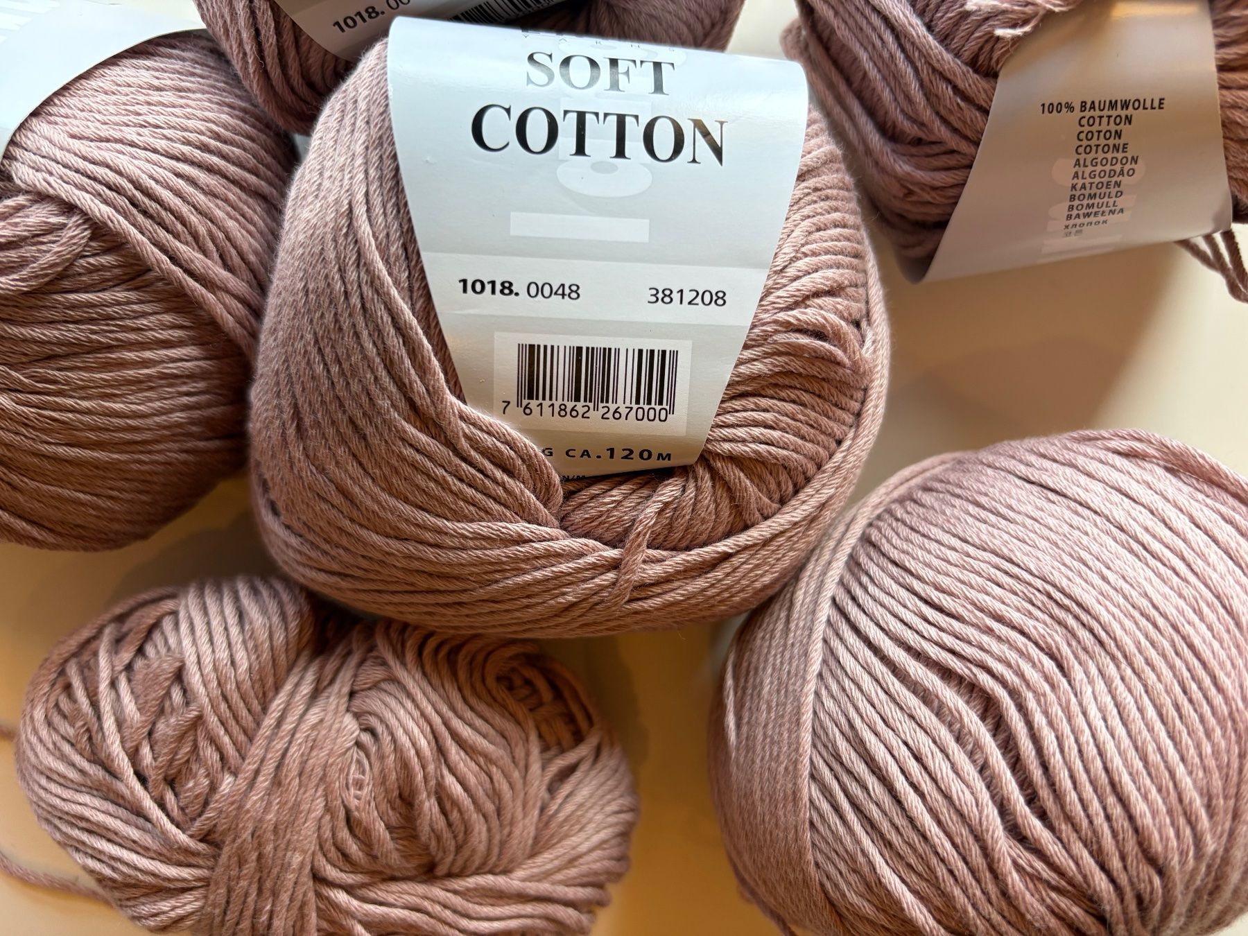 Lang Yarns Wolle: 5 Knäuel Soft Cotton Langyarns – Neu (gemäss Beschreibung) aus Büsserach von bor_s88m 1