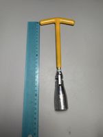 Zündkerzenschlüssel 21 mm mit T-Griff und Gelenk (ca. 24 cm)