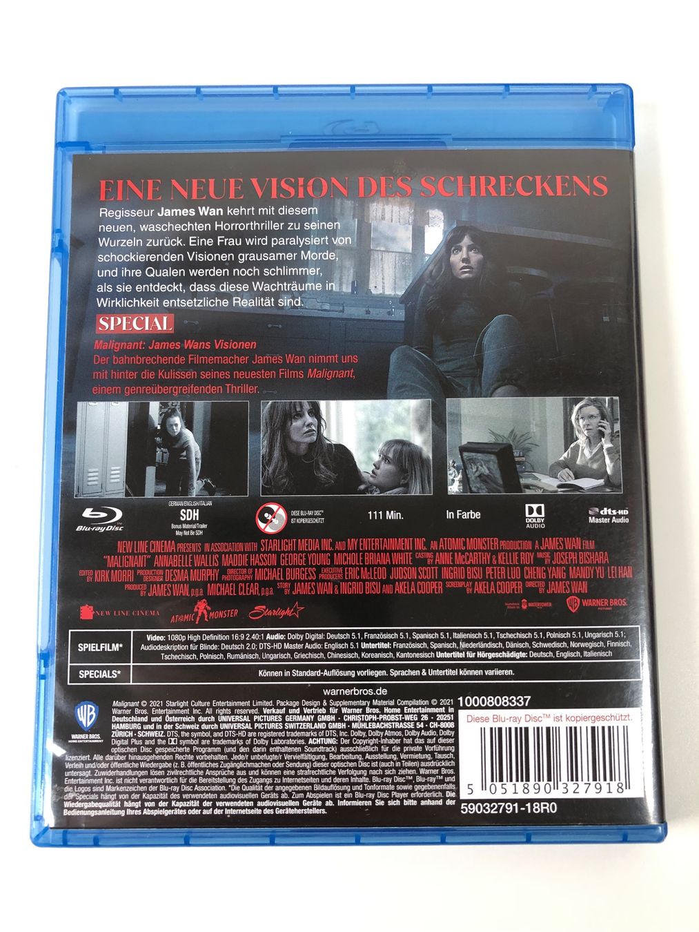 Tutti i DVDs: Malignant (2021) - Bluray – Usato da Bern venduto da McFlurry_88 1