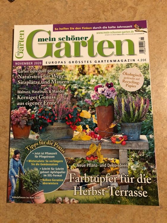 Mein schöner Garten Magazin November 20 Kaufen auf Ricardo