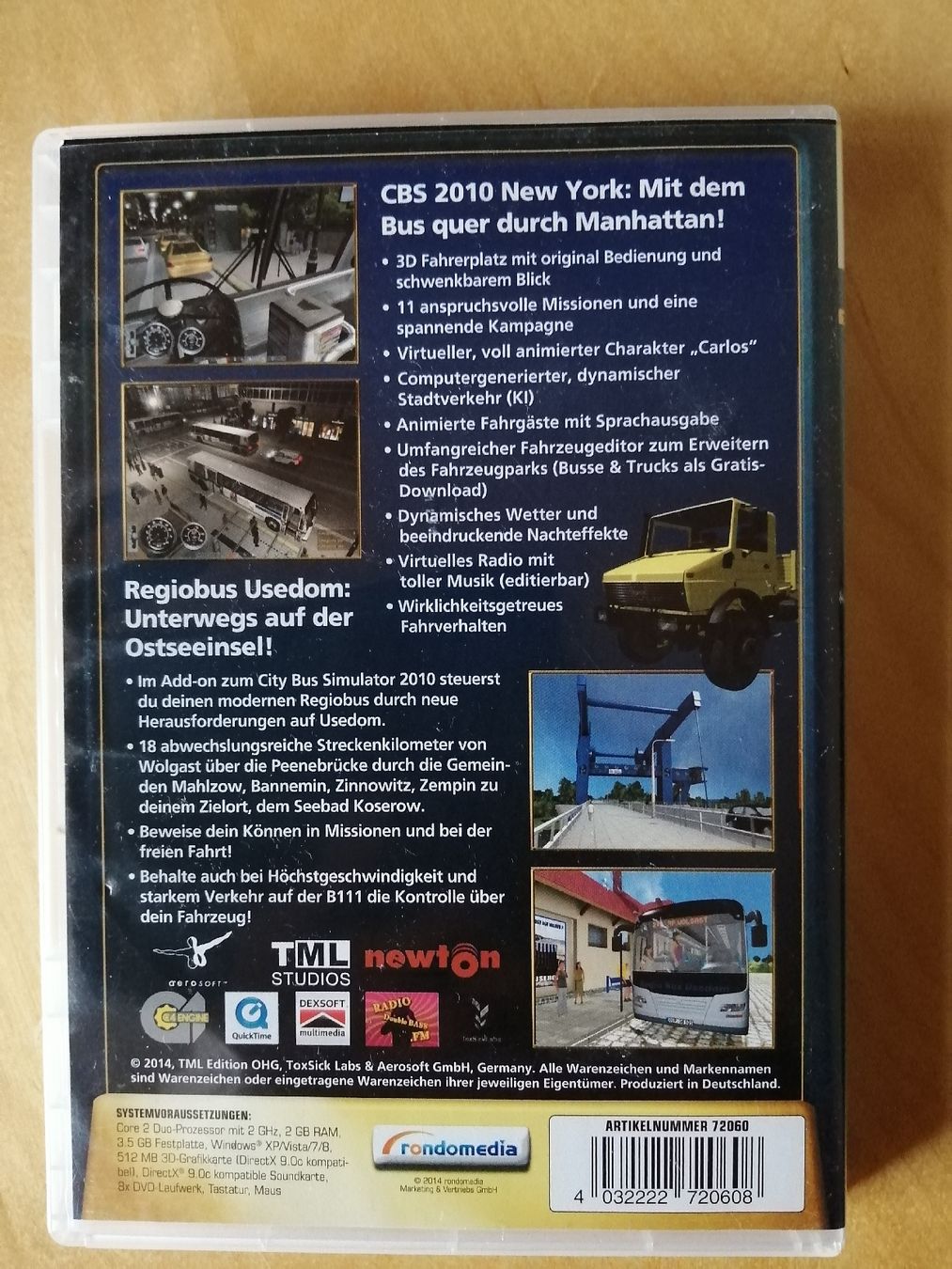 Giochi: City Bus Simulator 2010 Gold Edition PC  Spiel – Usato da Honau venduto da holunder3 1