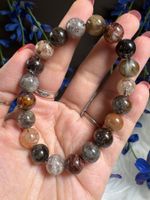 Garden- und Rutilquarz Armband