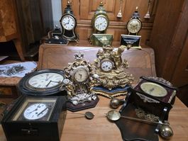 Lot 8 horloge anciennes voir photos prix pour le lot