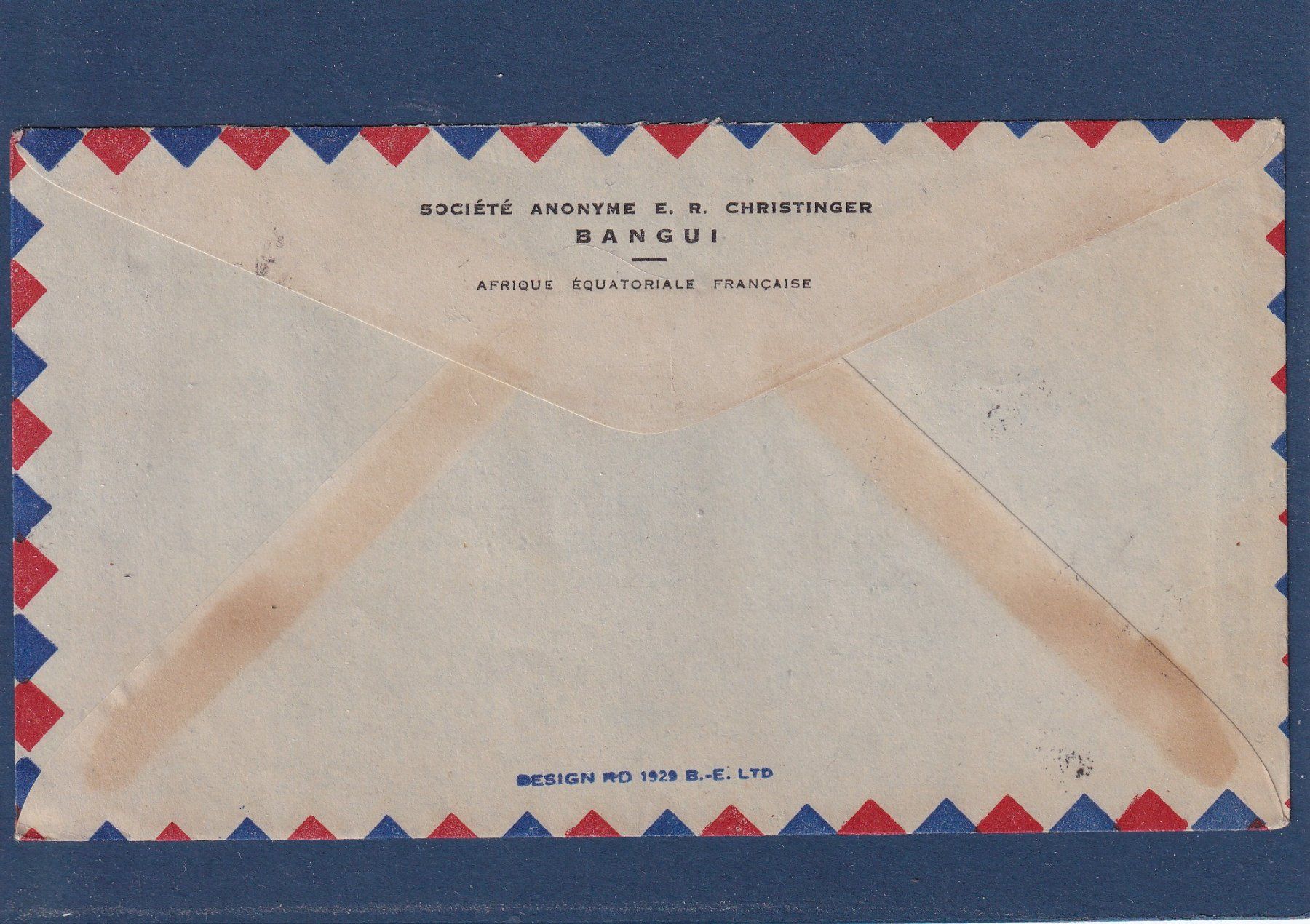 Tutti i francobolli: Par avion - Première liaison AEF - 1946 – Usato da Orvin venduto da Pyaeschli 1