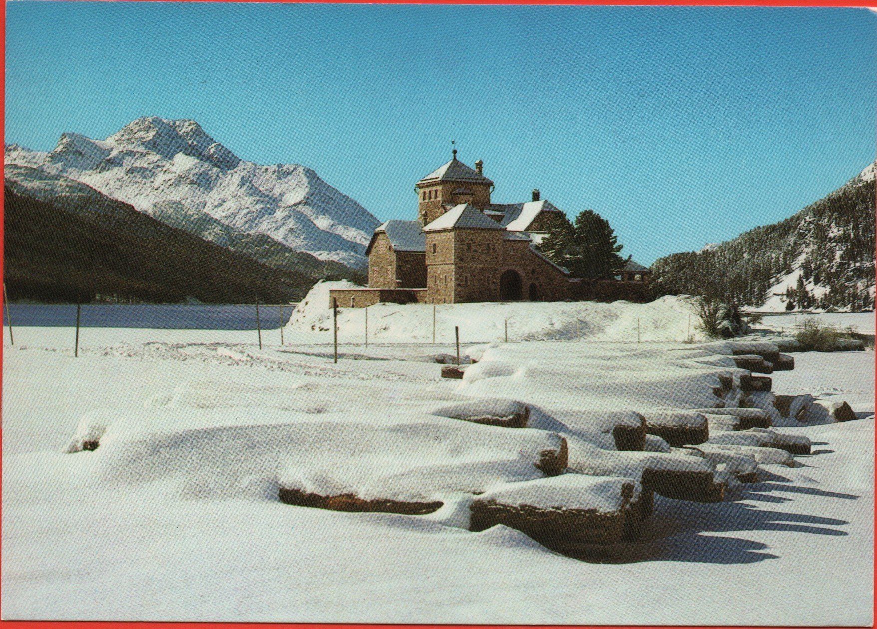 Ansichtskarten: SILVAPLANA Winterstimmung bei Surlej – Gebraucht aus Jona von philajona
