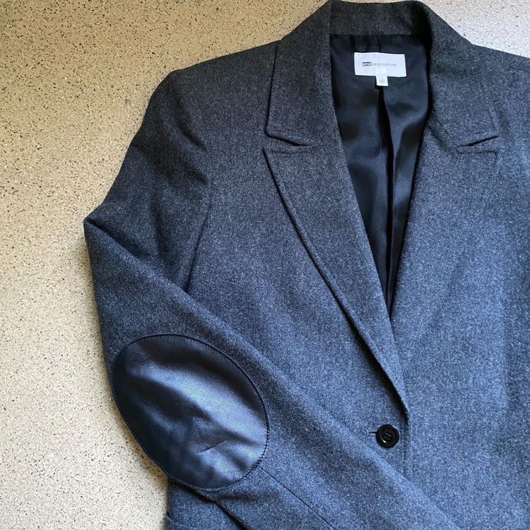 Blazer Athé Vanessa Bruno En Laine Noire Taille S (36/38) - Occasion Très Bon état