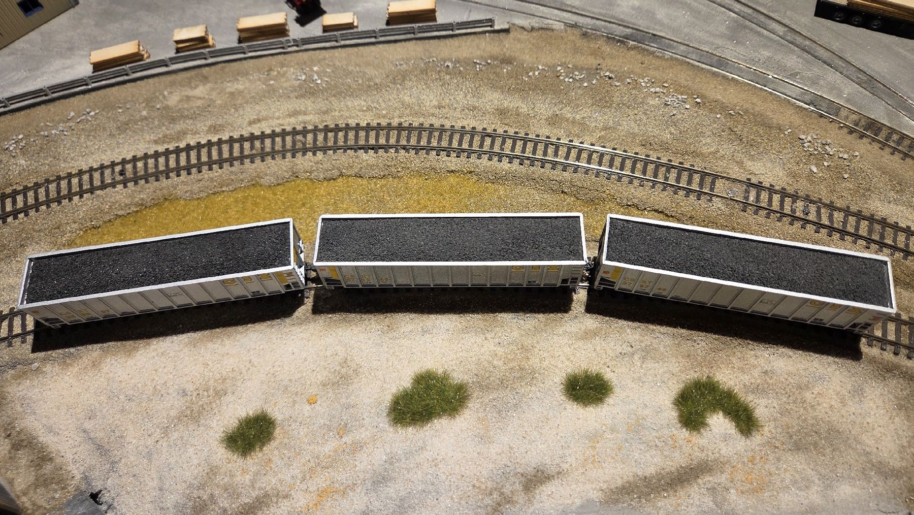 Modellini di ferrovie: 3x coalporter CSX – Usato da Goumoens-la-Ville venduto da nsbourquin