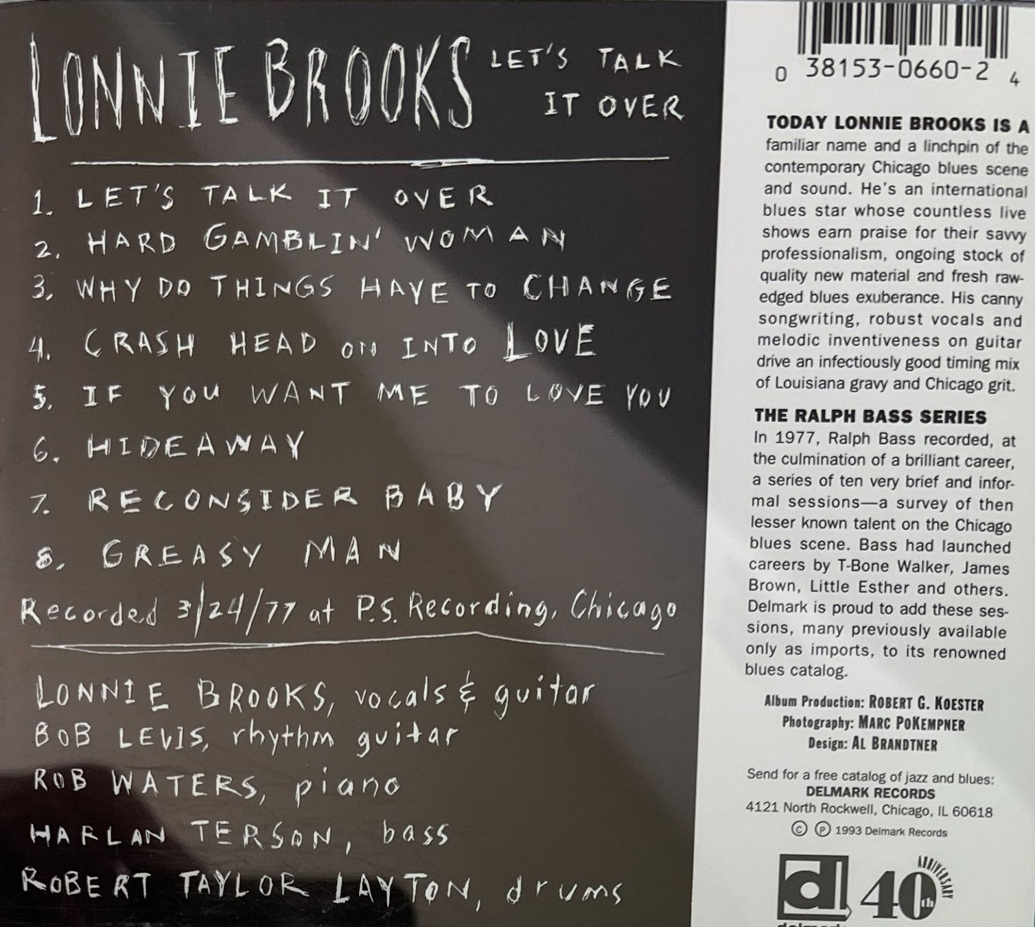 CDs: LONNIE BROOKS / Let's Talk It Over – D'occasion à Bischofszell par kustavi 1