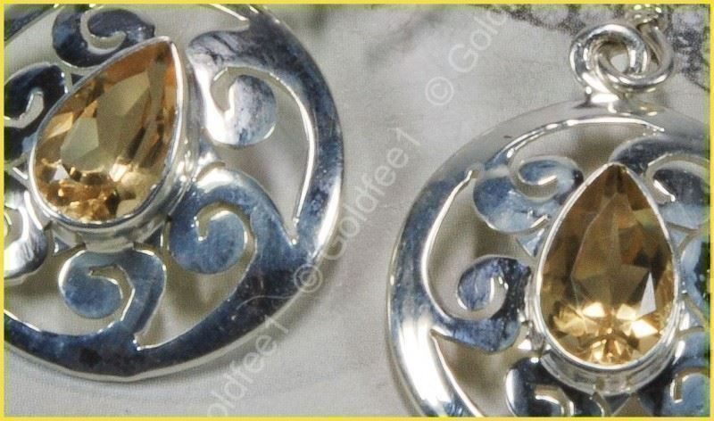 Orecchini pendenti & Orecchini a lobo: CITRINE , Citrin Ohrhänger 925 Silber – Nuovo (secondo la descrizione) da Oberglatt ZH venduto da Goldfee1 1