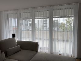 Vorhänge, weiss, transparent, neuwertig, Top Zustand!