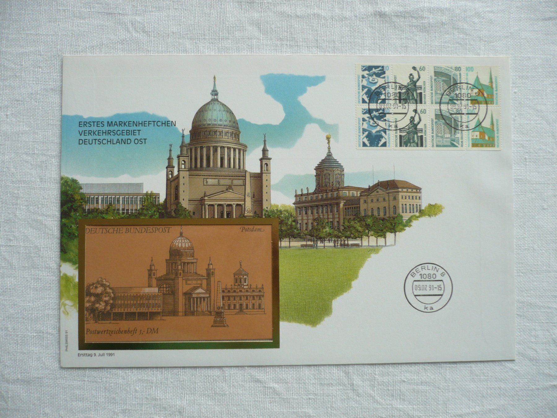 Tous les timbres: D 1991 FDC Markenheft Potsdam – D'occasion à Zürich par saltandpepper008