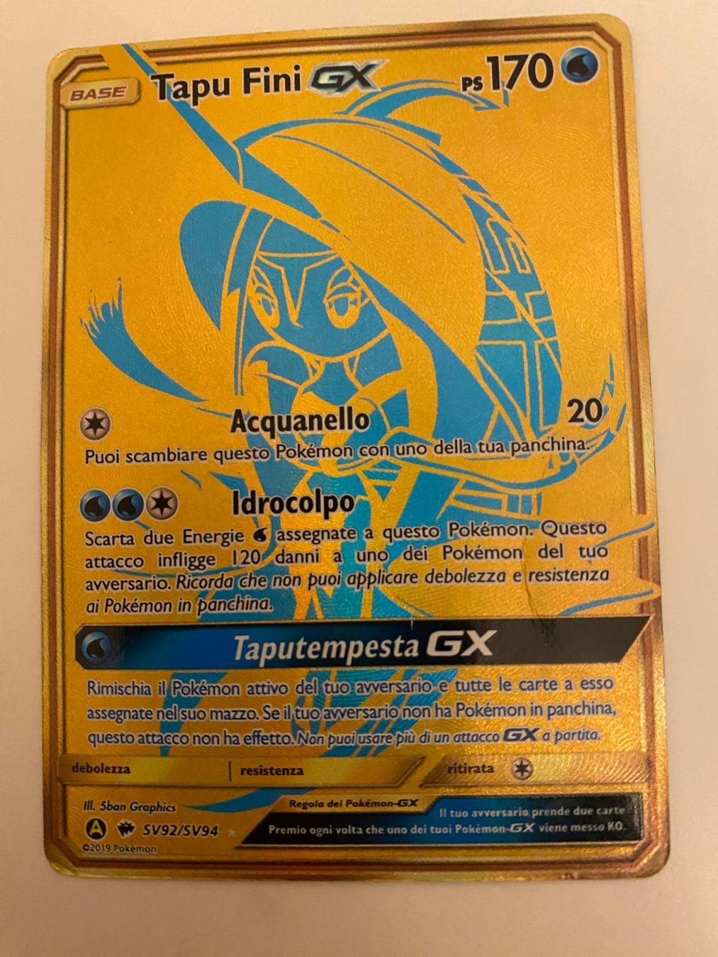 Pokémon Carte collezionabili: Pokemon - Tapu Fini GX – Usato da Bellinzona venduto da ger_f7p2