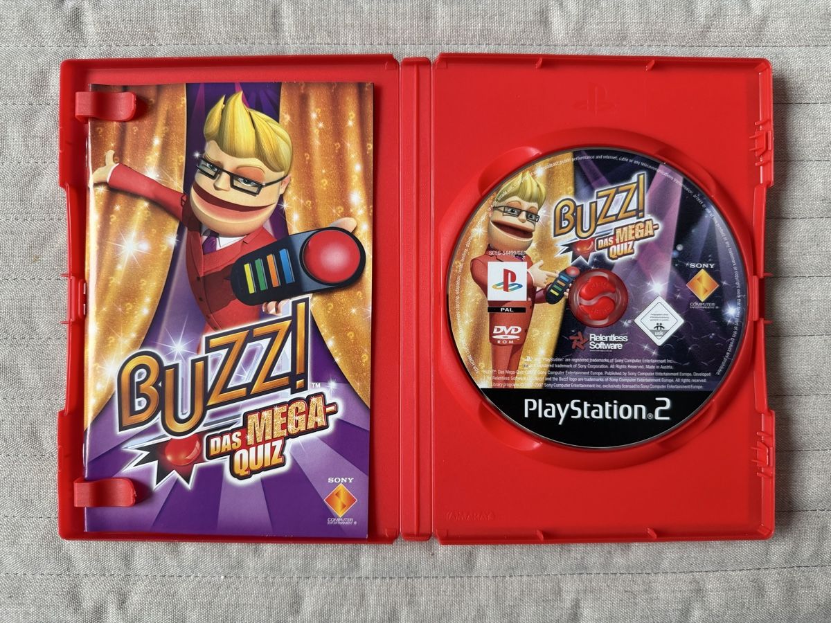 Sony Giochi: Buzz! Das Mega-Quiz für PS2 – Usato da Thunstetten venduto da Virus_33 1
