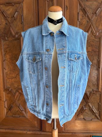 VINTAGE Jeansjacke / Weste Gr. L 52/54
