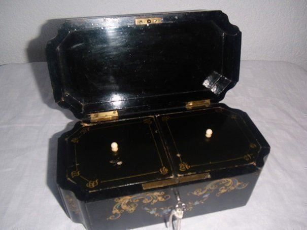 Cassapanche: Antike Teedose ca. 1880... – Usato da Senèdes venduto da Mutzli52 5