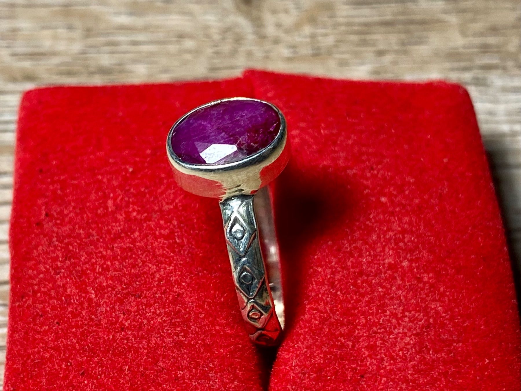 Anelli: natürlicher Rubin - 925 Silber Ring orientalisch – Nuovo e nell'imballaggio originale da Laax venduto da Kiki_Kingdom3 2