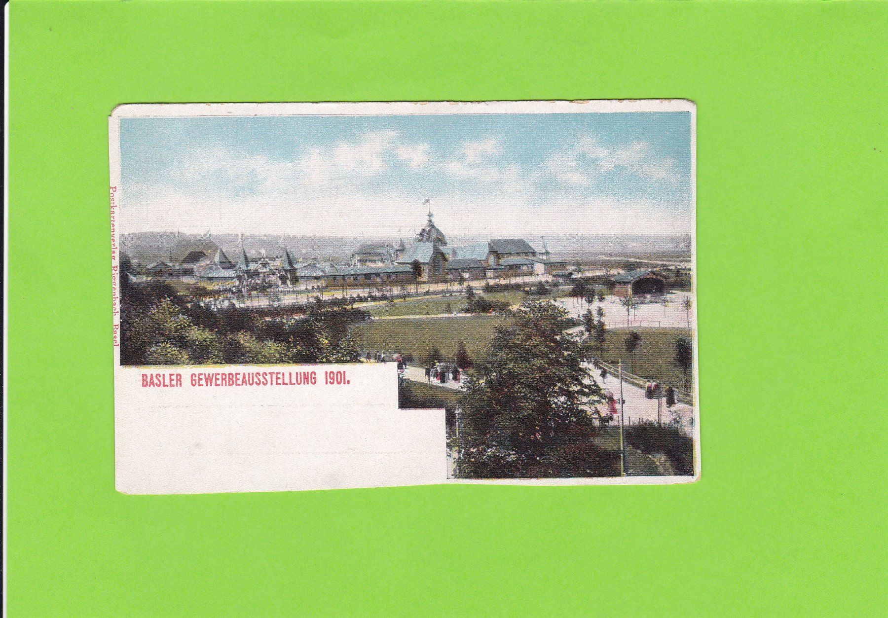 Cartoline postali: Basler Gewerbeausstellung 1901 – Usato da St. Peterzell venduto da neckertal