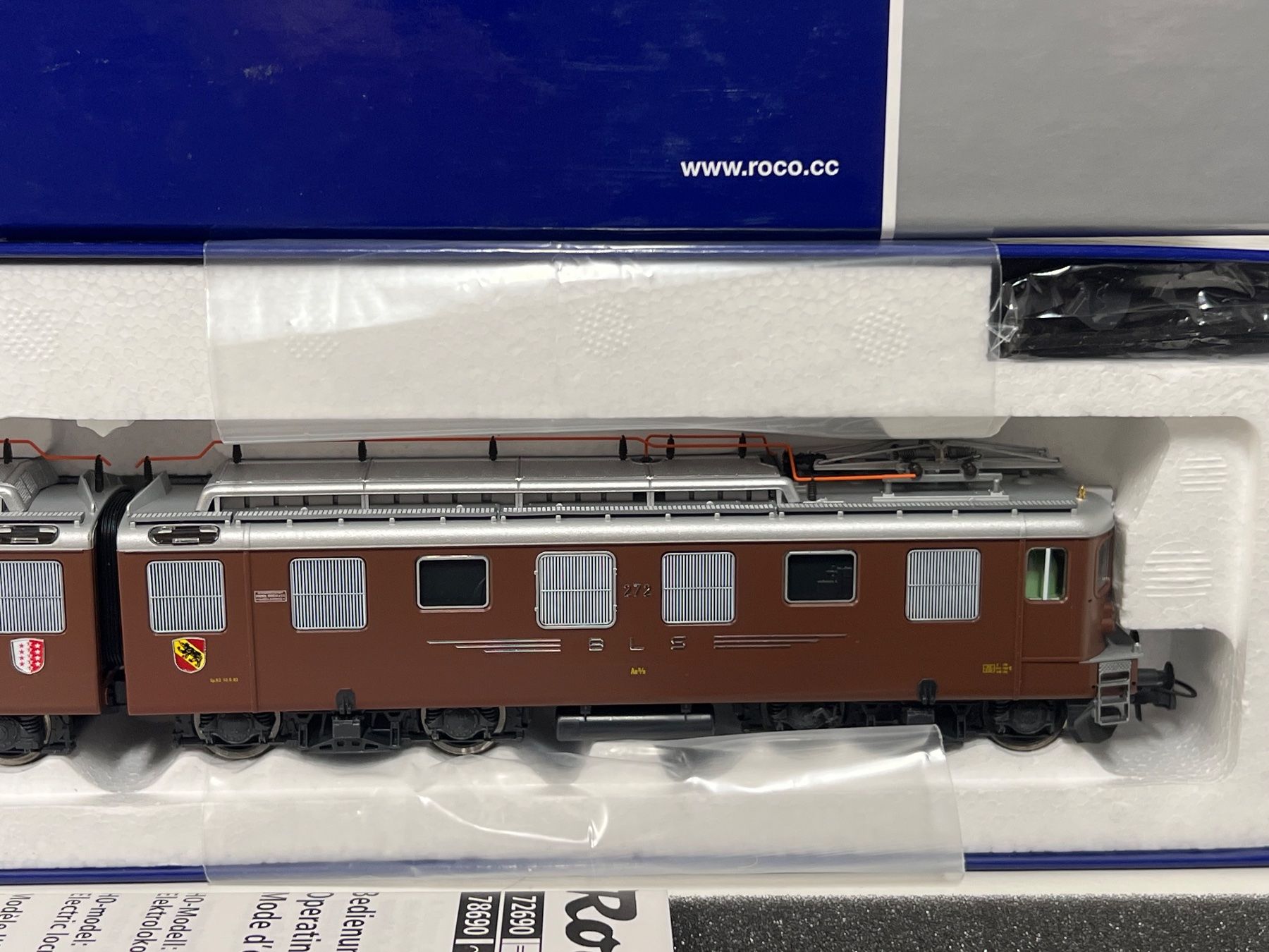 Roco Modelleisenbahnen: Roco 72690 BLS 272 Ae 8/8 🇨🇭H0 DC Analog – Neu und originalverpackt aus Neuenhof von ludovicco 2