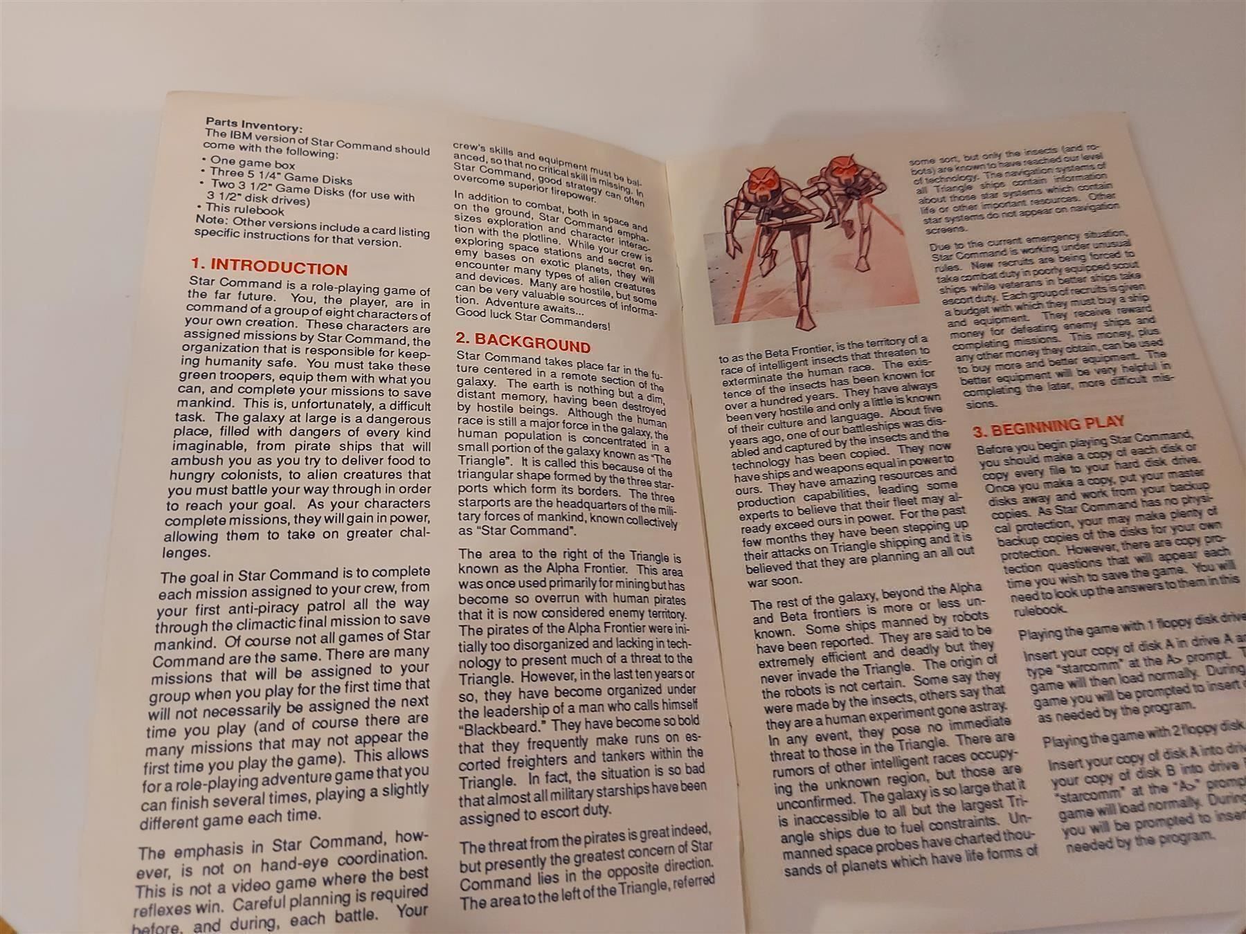 Documenti: Star Command Anleitung IBM englisch – Usato da Aarau venduto da Kaesekuchen2000 2