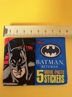 Topps : Batman Returns 1992 / 5 movie photo stickers