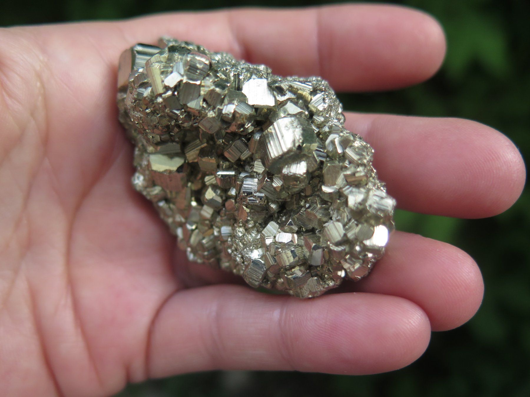 Minerali & Pietre curative: Pyrit Stufe von Peru, Hochglänzend – Usato da Schaffhausen venduto da Yamakana51L8736OQ8 5