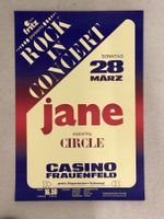 Konzertplakat Jane Casino Frauenfeld