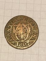 1 Batzen 1807 Luzern Schweiz Alte Schweizer Münze Billon