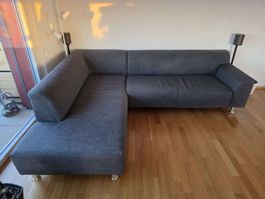 Ecksofa grau