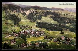 AK Hohfluh-Hasliberg, Ortsansicht aus der Vogelschau