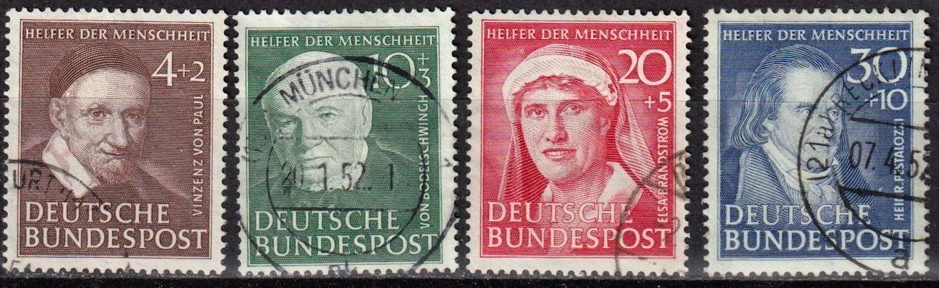 Tous les timbres: BRD, Mi 143-146 ⊙ – D'occasion à Langenthal par 1195
