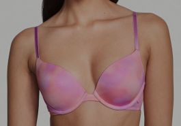 Victoria's Secret BH Rosa 75B leichter Push-Up Neu Batik