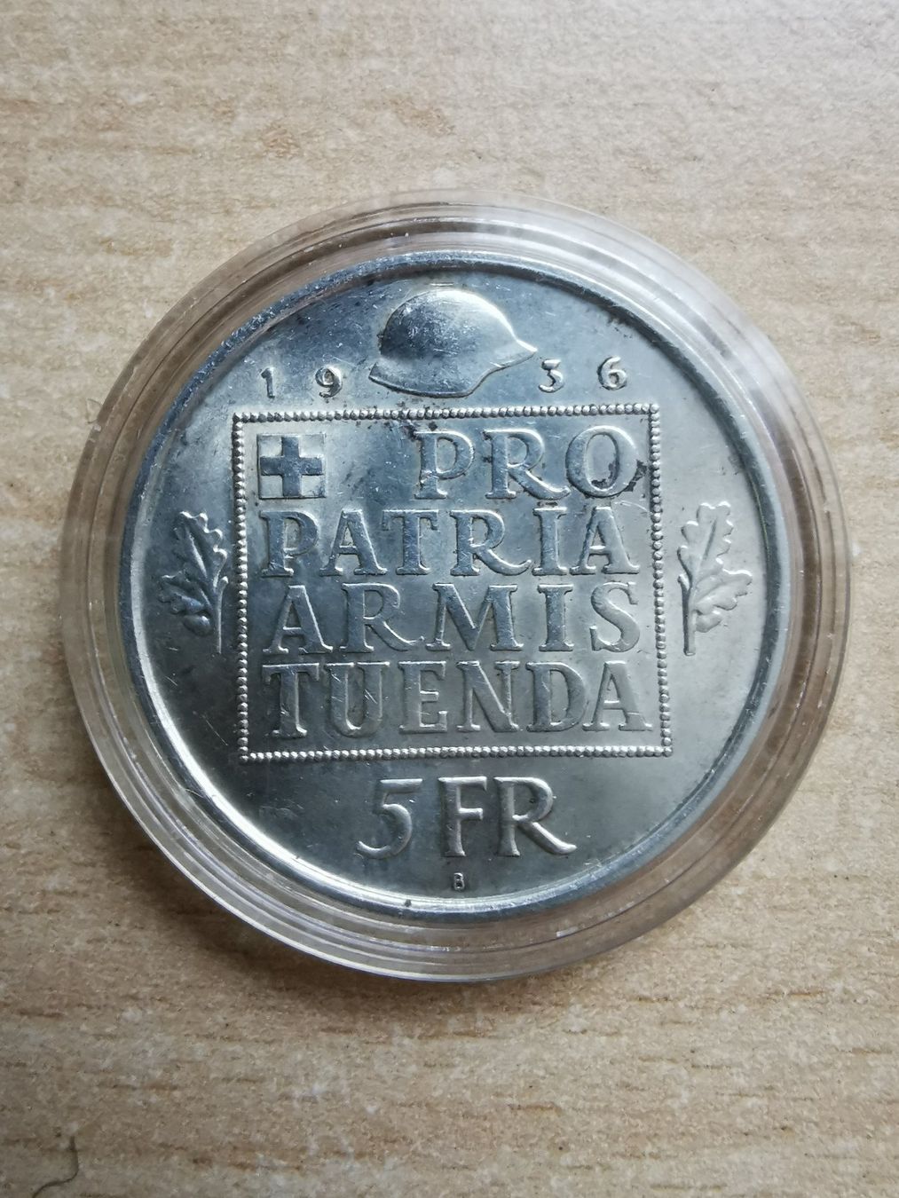 Tutti le monete: Pièce commémorative 5.00 "PRO PATRIA" 1936 – Nuovo (secondo la descrizione) da Carouge GE venduto da mic_vjr5