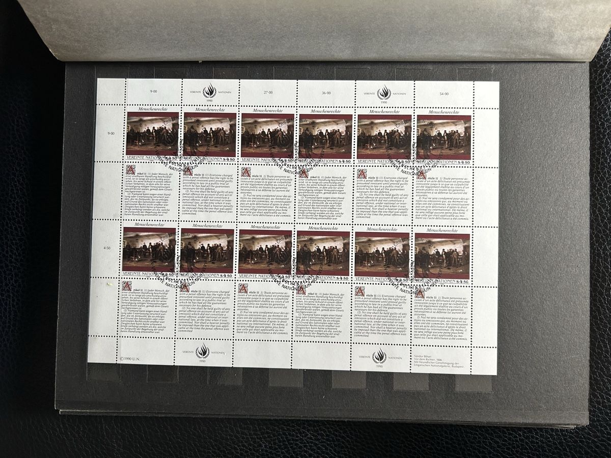 Tutti i francobolli: Briefmarkensammlung UNO Wien, 1979-1995 – Usato da Emmen venduto da Carbru 2