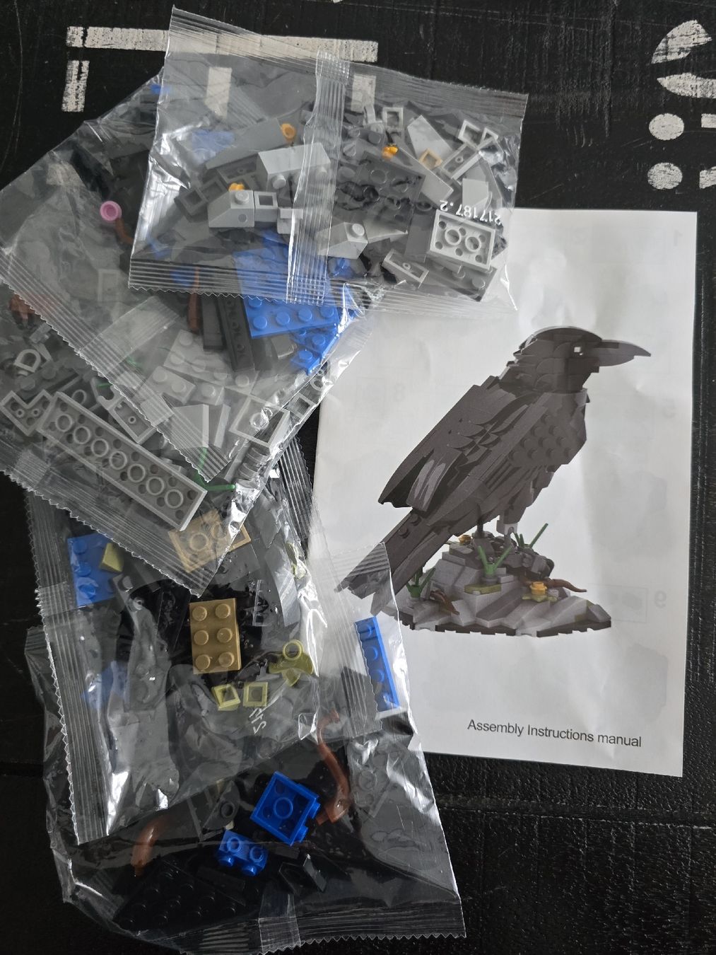 Baukästen: Neuer Bausatz Krähe auf Stein – Neu und originalverpackt aus Buchrain von Bachmann79 1