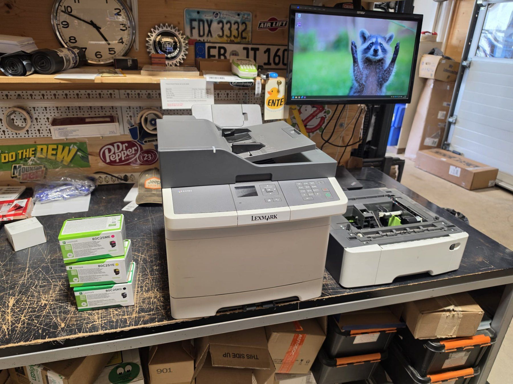 Lexmark Drucker: Drucker Lexmark CX310n ab 1.- – Gebraucht aus Bergdietikon von Calonder_Parts_GmbH