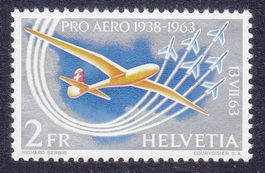 1963  Flugpost Nr.F46  ** Postfrisch ** 2Fr. Marke ohne Falz