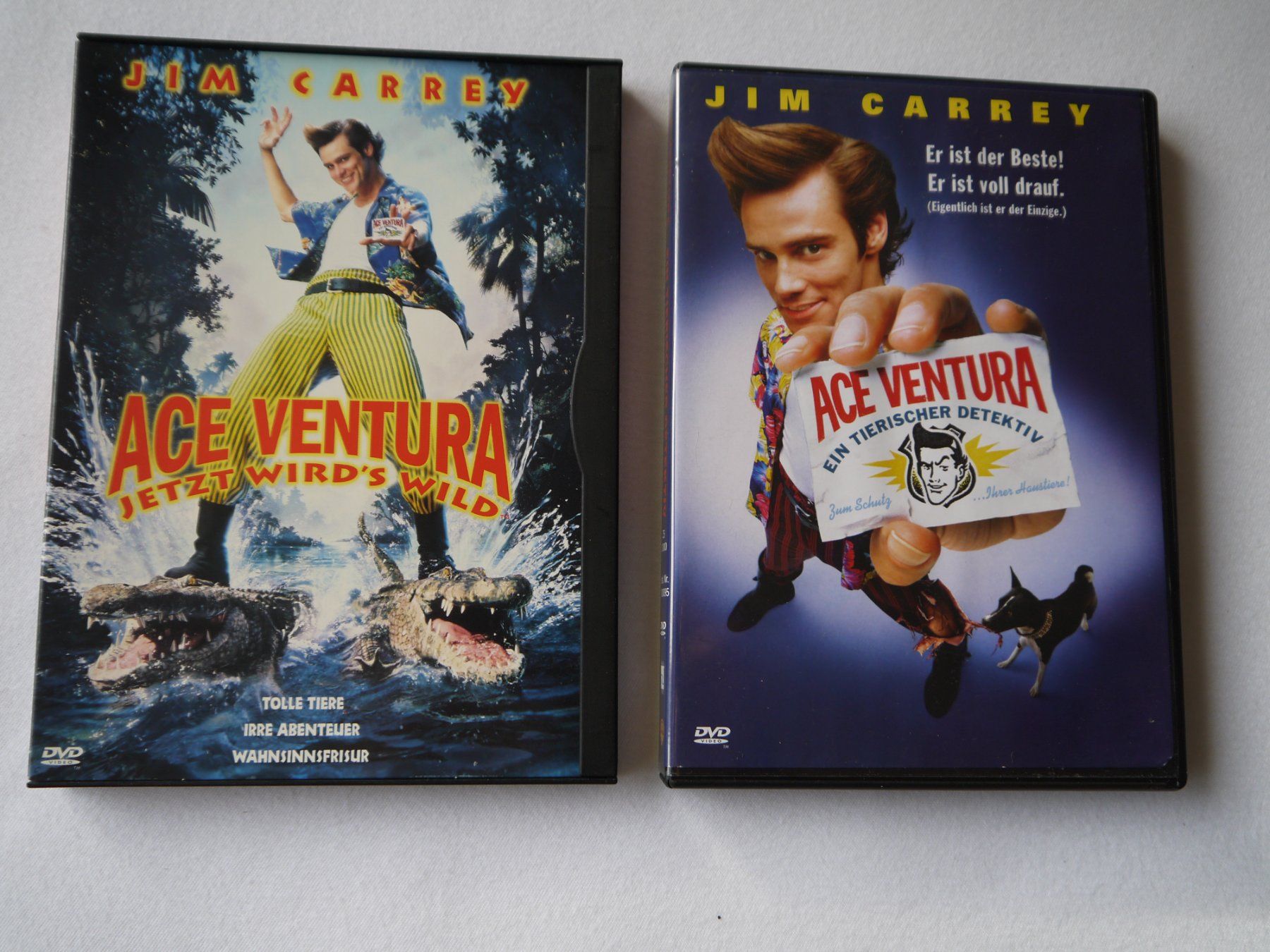 Alle DVDs: ACE VENTURA  Teil 1+2 – Gebraucht aus Hagendorn von Blaf