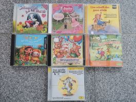 7 Kinder-Hörspiele CD's - Geschichten von Tieren und Co