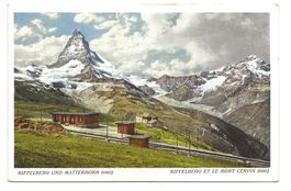 Station Riffelberg (VS) Gornergrat-Bahn - Matterhorn - 1926