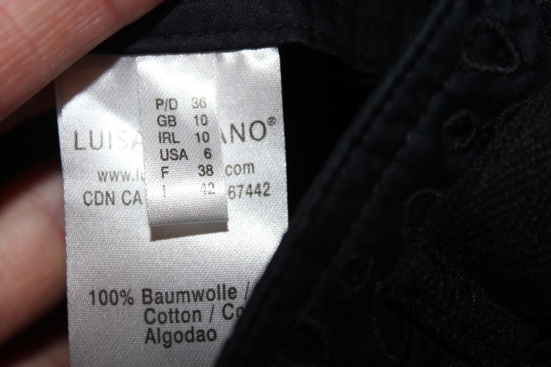 Pantaloni: Luisa Cerano , Hose , Gr.36, Top! – Usato da zürich venduto da kira.jj 3