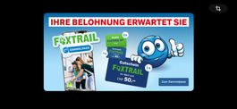 Foxtrail Gutscheine im Wert von Fr. 128.00