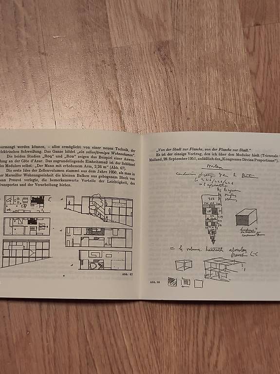 Libri: 2 Modulor Bücher - Le Corbusiers Proportionssystem – Usato da Rorschacherberg venduto da c_v_nh92 4