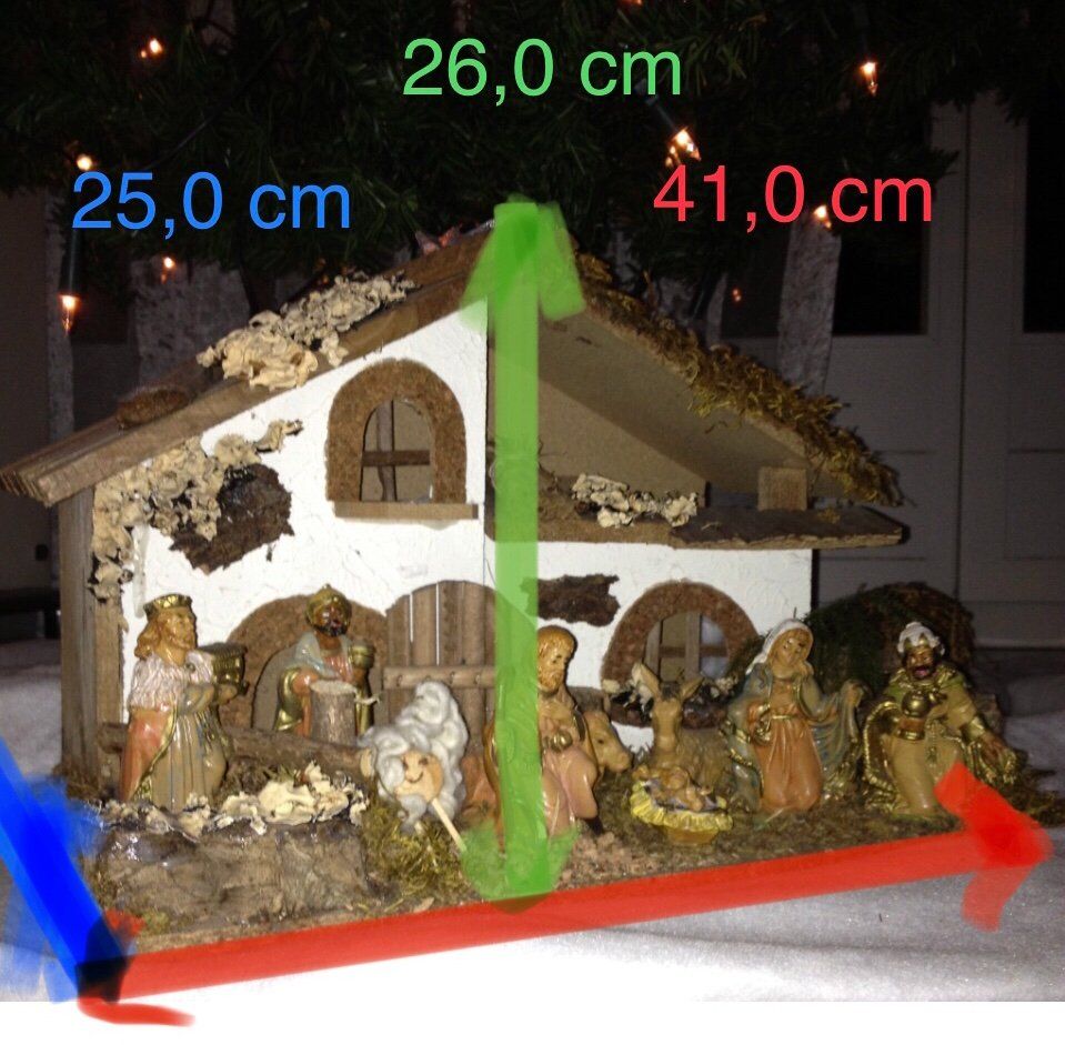 Alle Dekorationen: Weihnachts-Krippe mit Figuren – Neu und originalverpackt aus Naefels von Lenanae 1