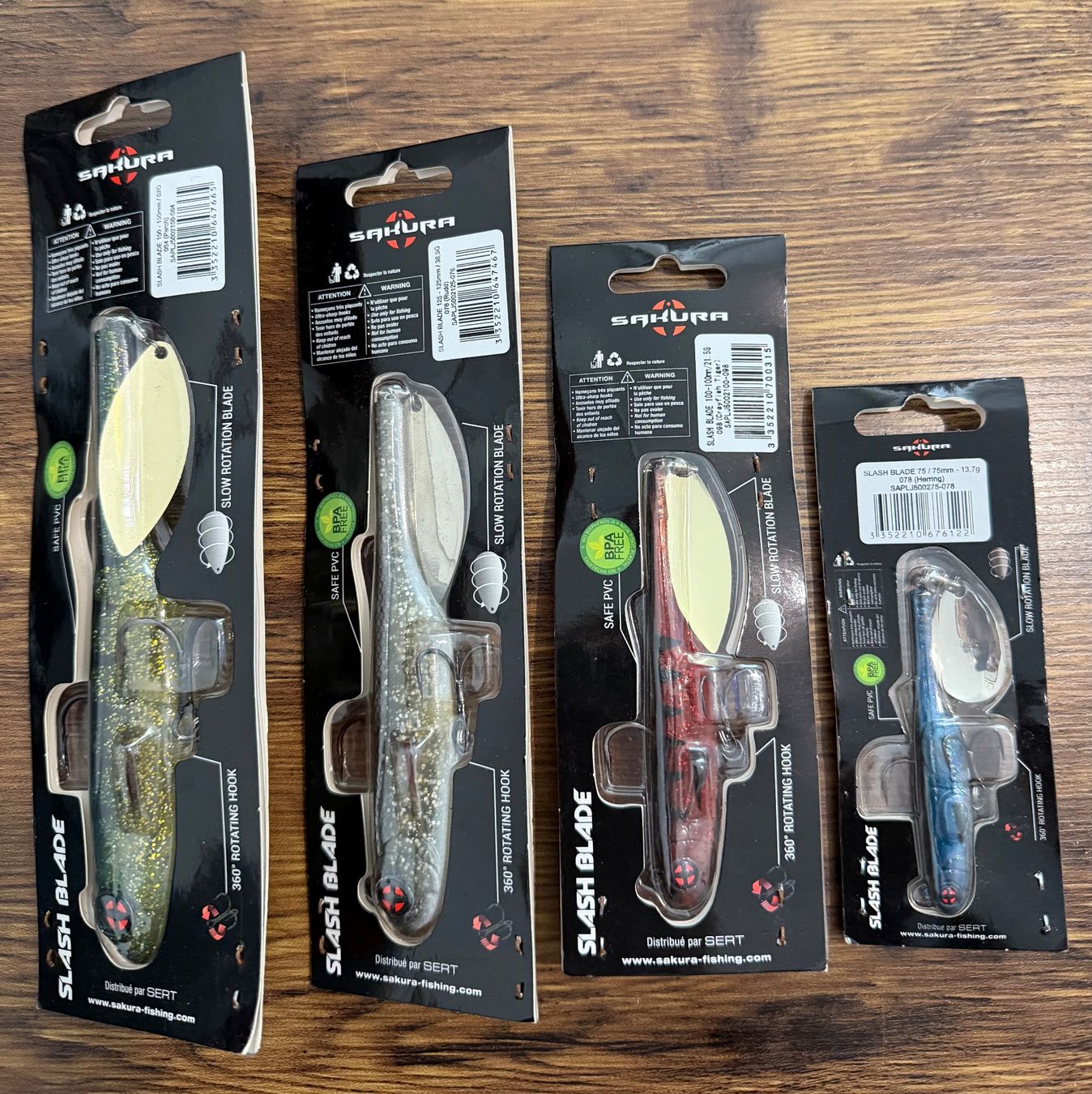 Esche: Sakura Slash Blade 4er Mixset - Set 8 – Nuovo e nell'imballaggio originale da Widnau venduto da Fishingtackle_Oggy 1
