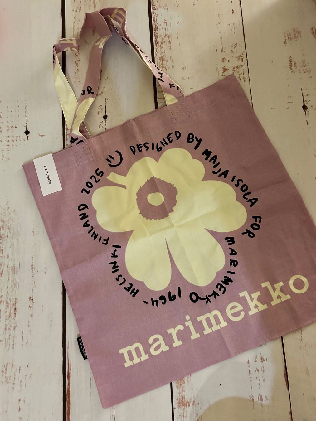 Borse: Marimekko cotton shoper bag with print – Nuovo e nell'imballaggio originale da Zürich venduto da Ferienan