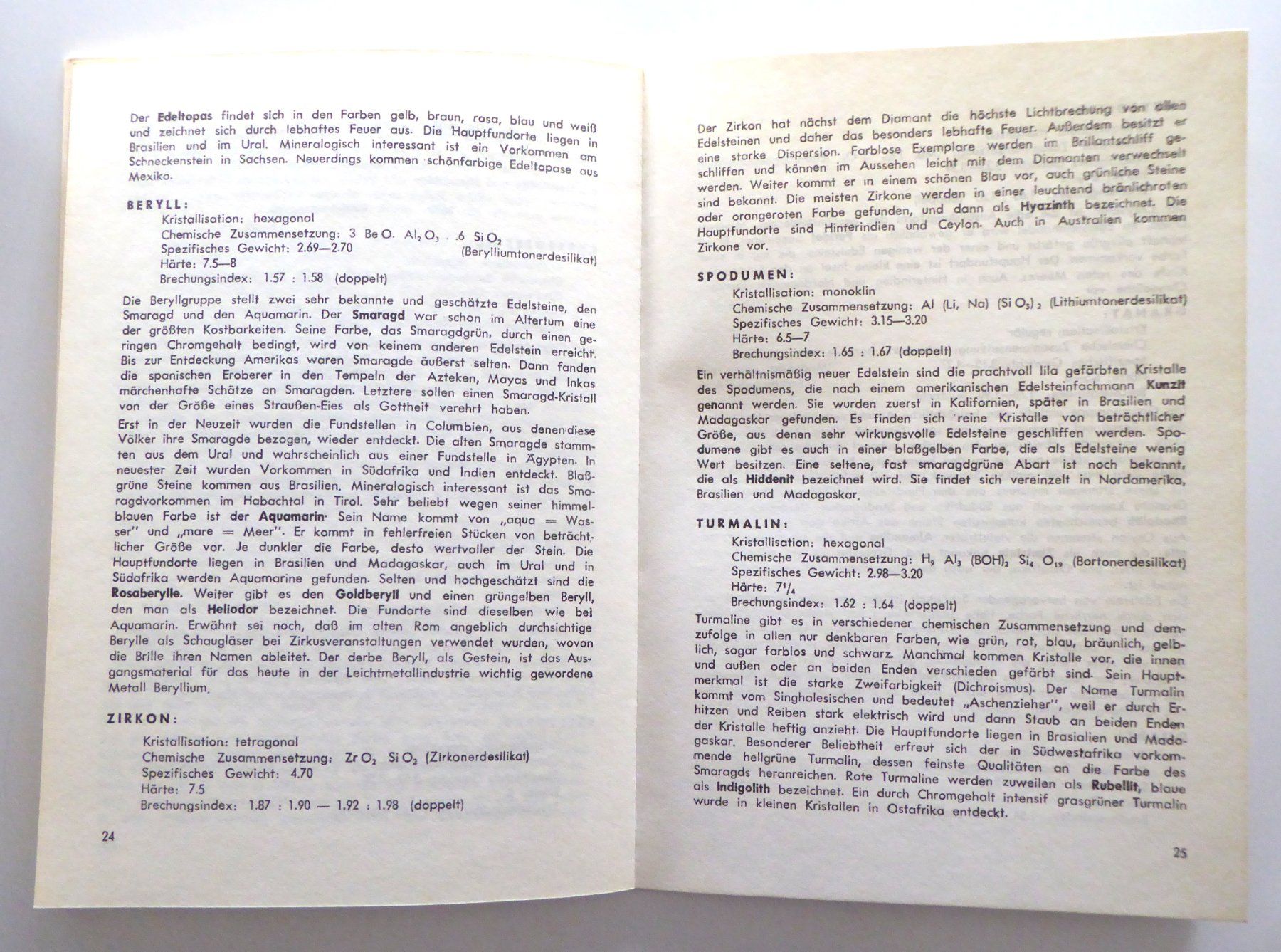 Libri: Edelsteinkunde mit einigen Abbild.: 14x21 cm und 41 Seiten – Usato da Aesch BL venduto da Kauri1 6