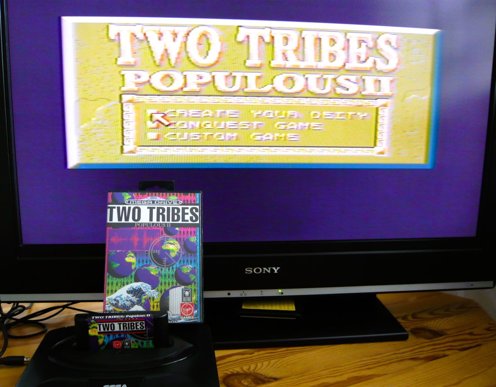 Sega Giochi: Mega Drive : Two Tribes POPULOUS 2, CIB ! Excellent état – Usato da Onex venduto da Jaguar1986 1