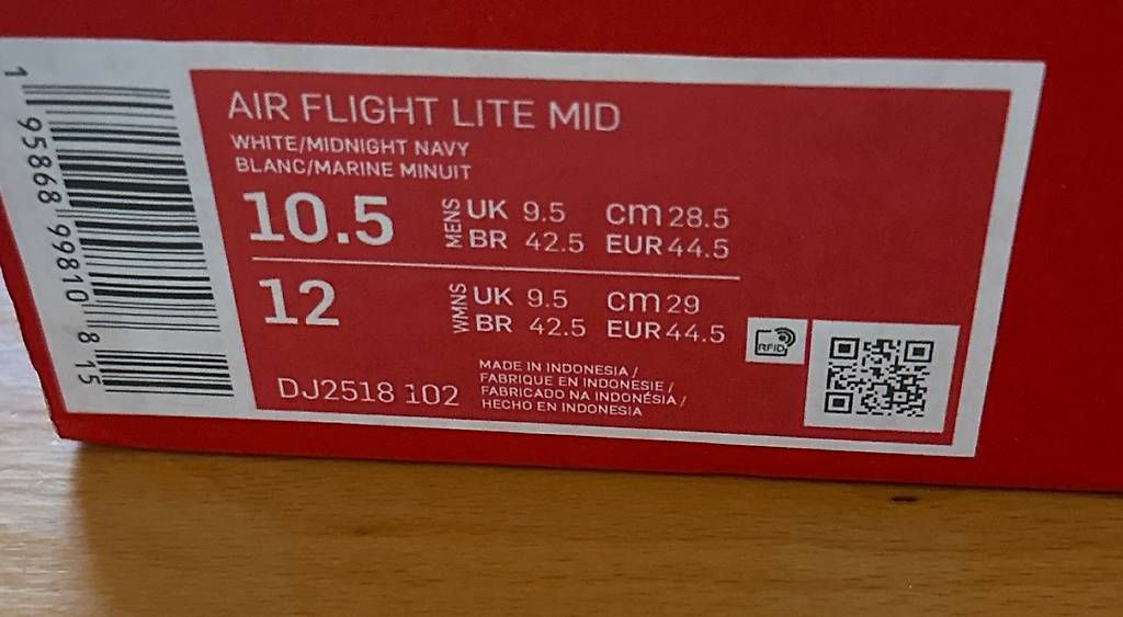 Herrenschuhe: Air Flight Lite MID, grösse 44.5 – Gebraucht aus Rorschacherberg von JBF17 1